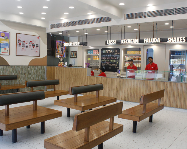 Outlet interior